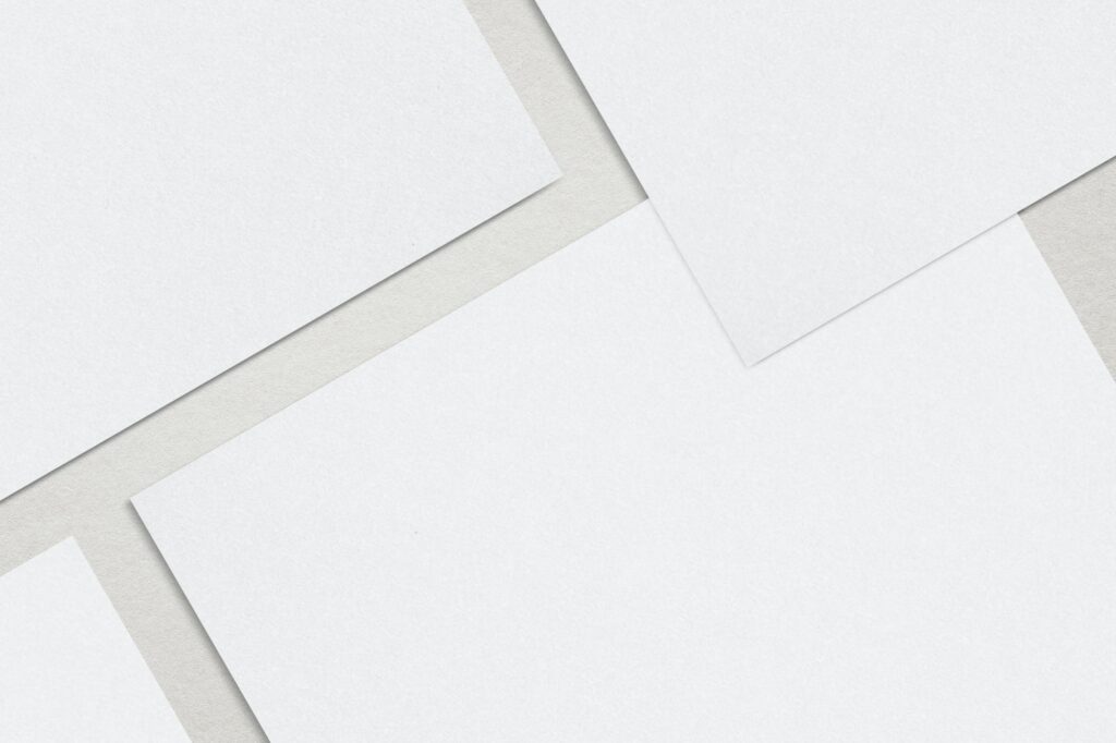Business letterhead paper minimal paper stationery